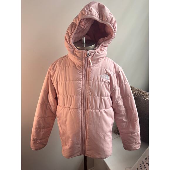 The North Face Girl's Reversible Puffer Jacket - Picture 1 of 6